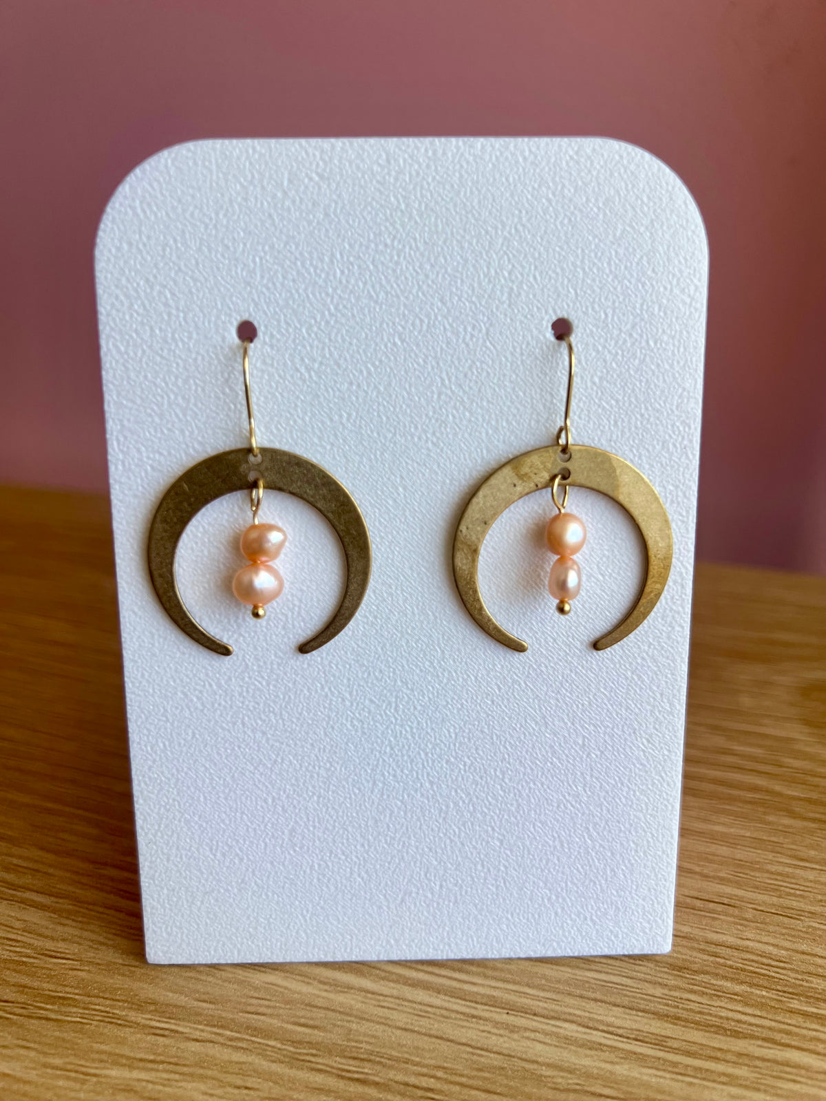 Handmade Pearl Beaded Earrings
