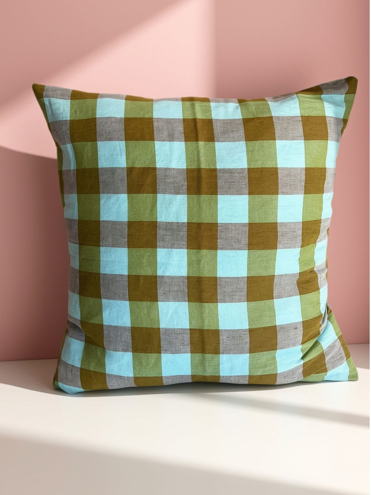 Cushion Green and Blue