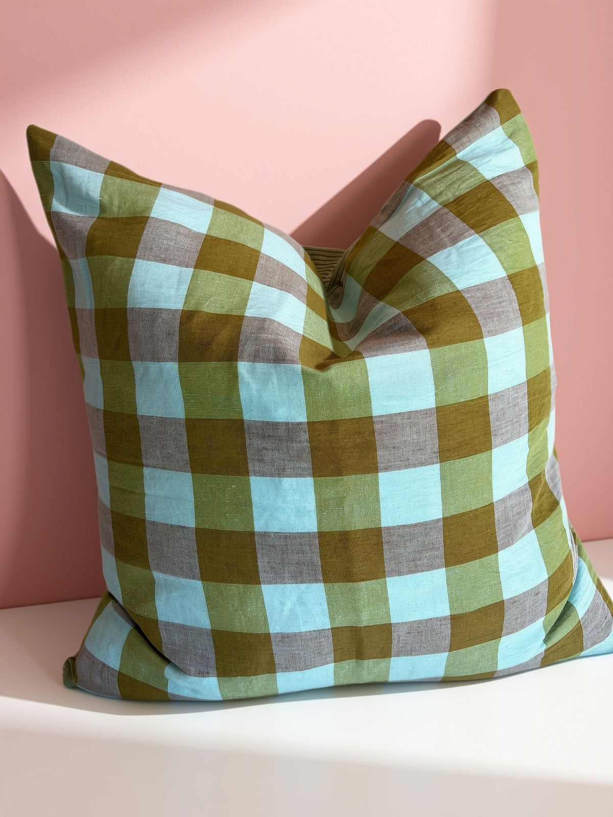 Cushion Green and Blue