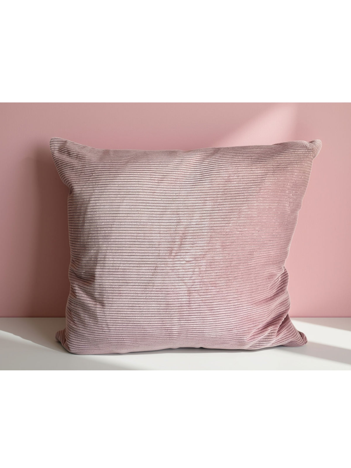 Cushion Green Gingham and Pink Velvet