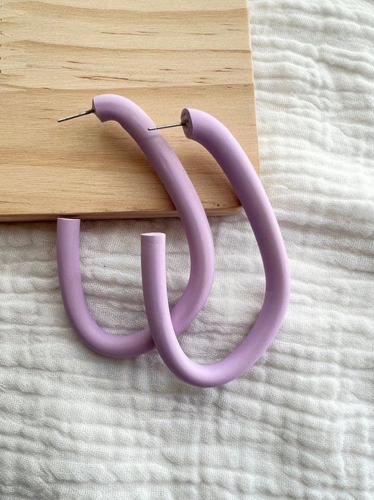 Oblong Clay Hoops