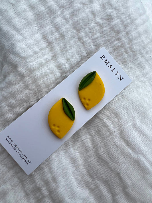 Lemon Stud Earrings