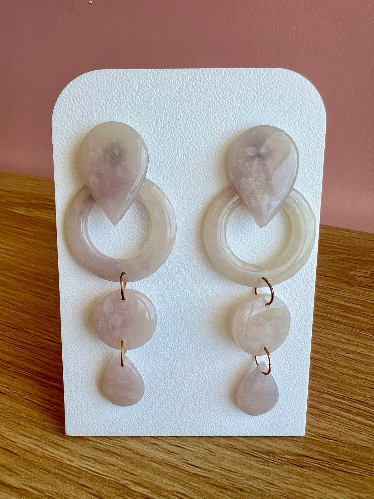 Handcrafted Polymer Clay and Resin Earrings