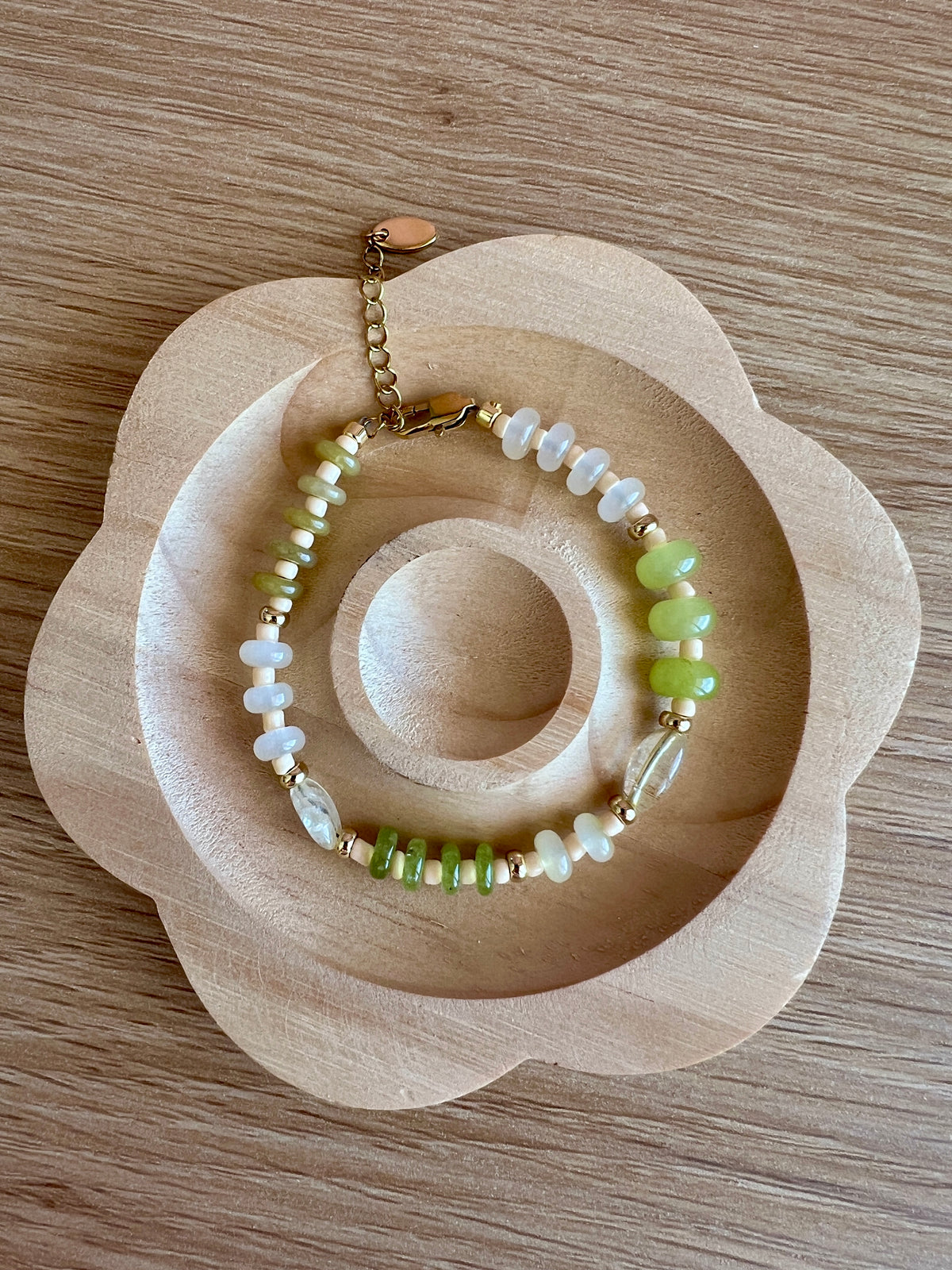 Green Beaded Bracelet