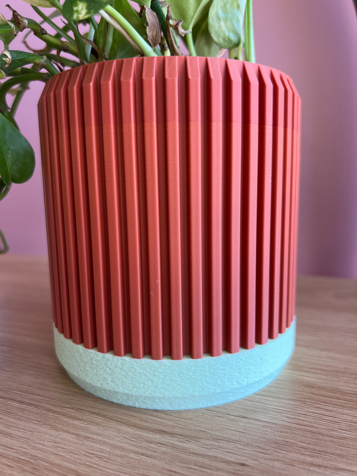 Terracotta and Mint Planter