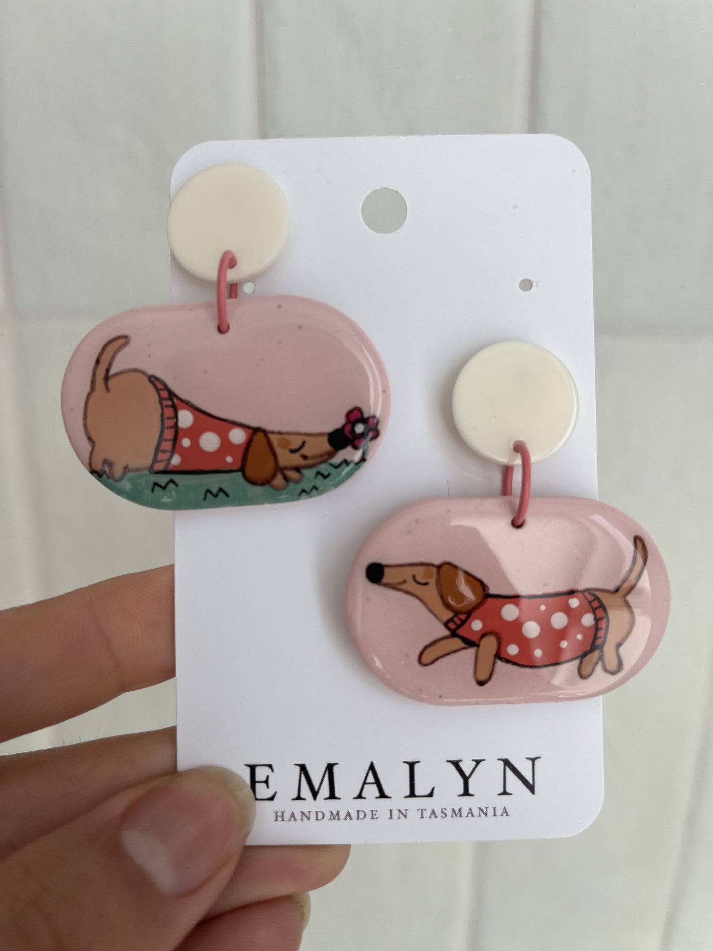 Hand Painted Dachshunds
